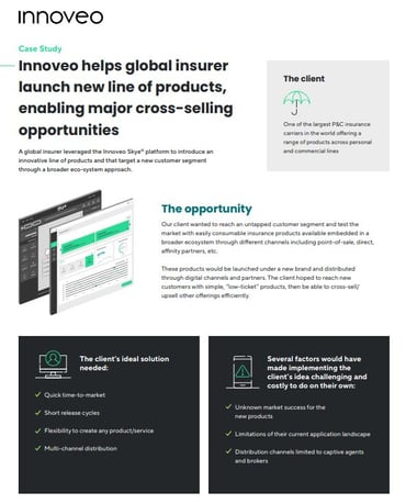 Innoveo Helps Global Insurer Launch New Line Products Case Study v2